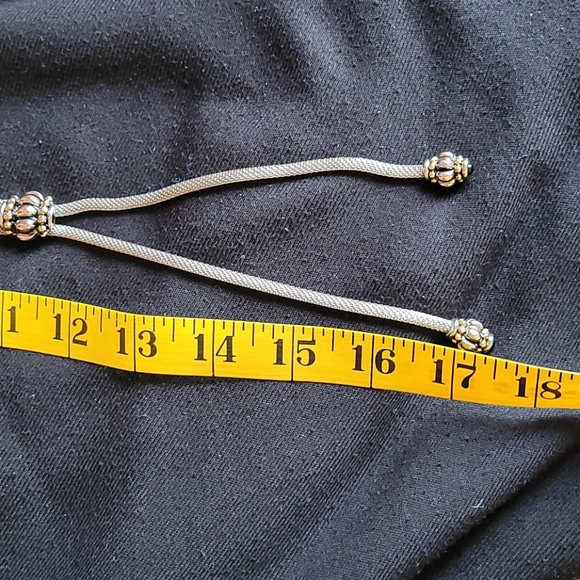 2/40 jewellry. 2 Silver toned necklaces - Picture 3 of 8